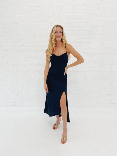 Gaia Dress - Midnight - ShopTheCue