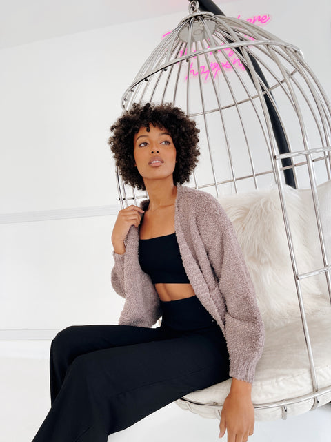A Fuzzy Cropped Cardi