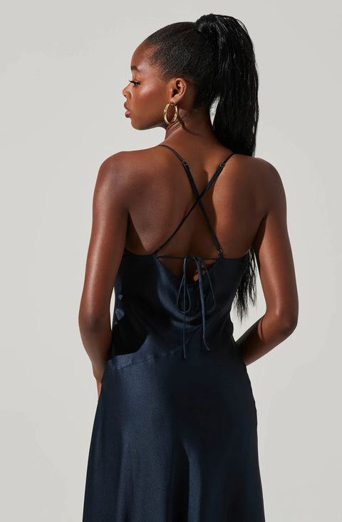 Gaia Dress - Midnight - ShopTheCue
