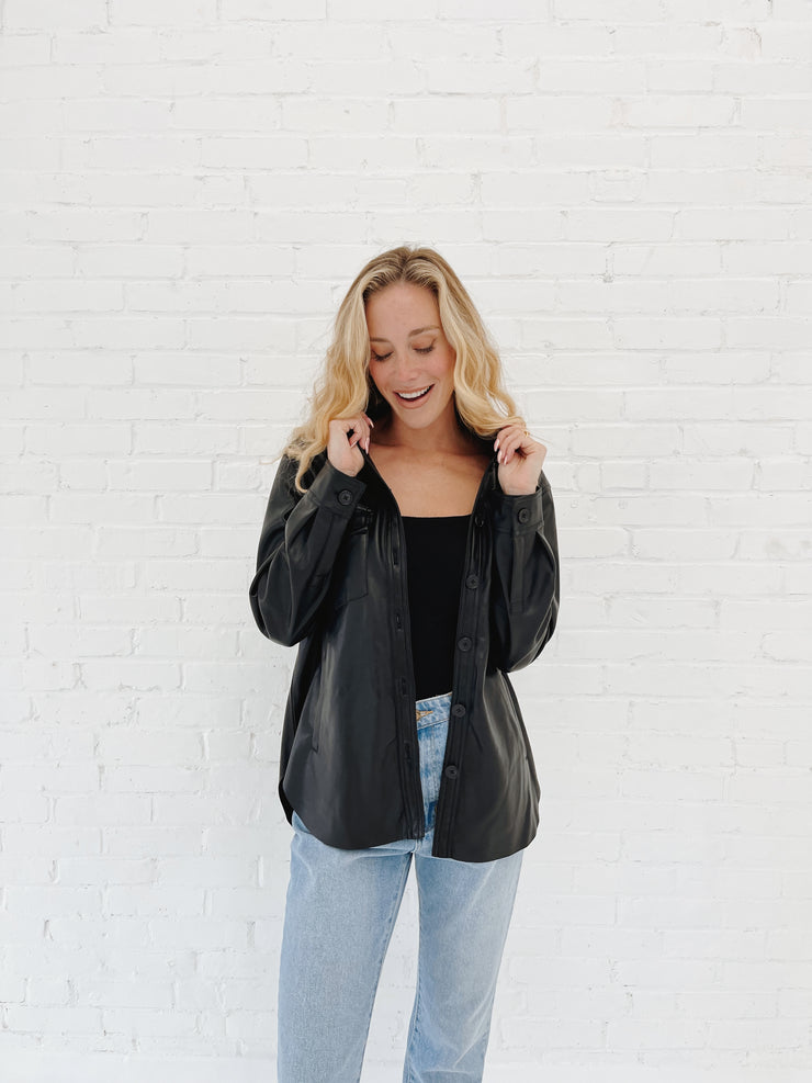 Suspicious Mind Shacket - ShopTheCue