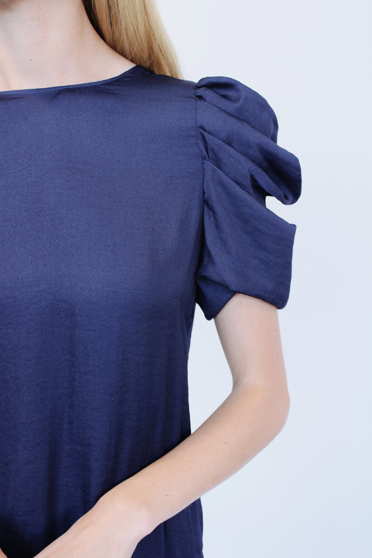 Always Early Blouse - Navy Blue
