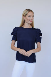 Always Early Blouse - Navy Blue