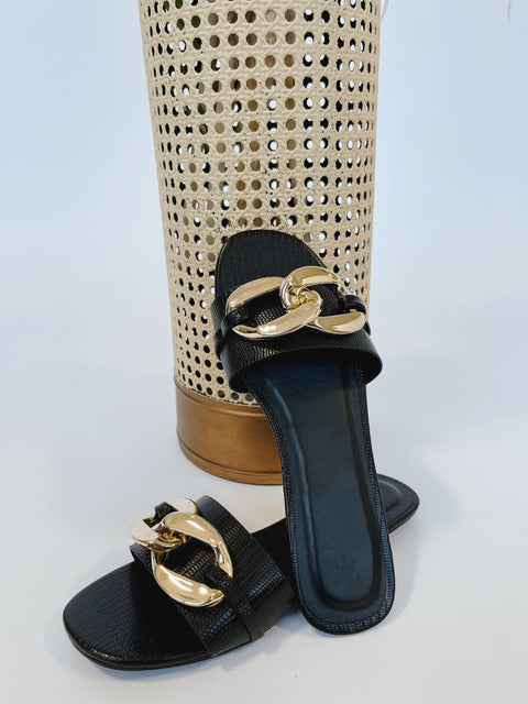 Seaport Slide - Black - ShopTheCue