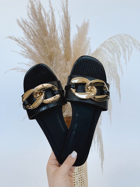 Seaport Slide - Black - ShopTheCue