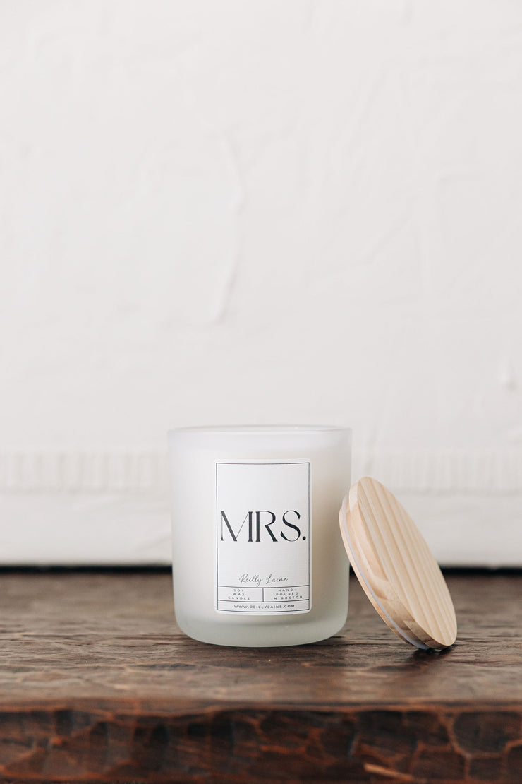 Mrs. Candle Label