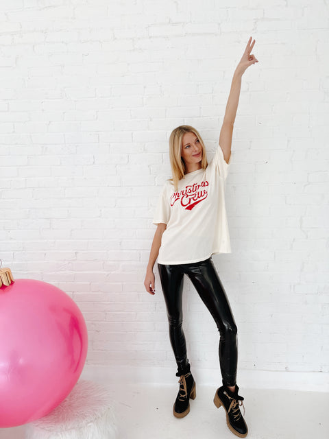 Christmas Crew Oversized Tee - ShopTheCue