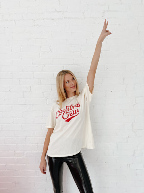Christmas Crew Oversized Tee - ShopTheCue