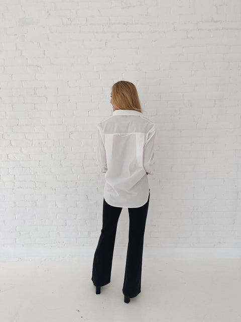 A Staple Basic Button Down Top