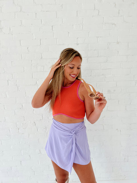 Day Dreamin Mini Wrap Skort