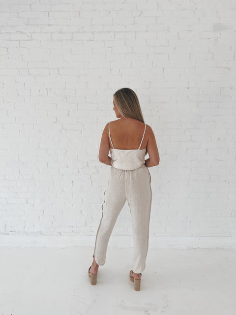 Champagne Dreaming Satin Tank